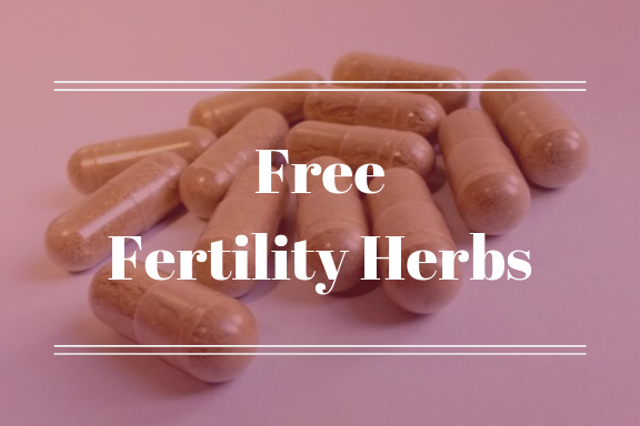 Free Fertility Herbs opt-in banner